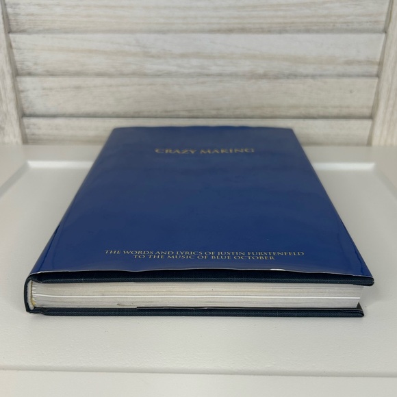 Crazy Making by Justin Furstenfeld of Blue October Word & Lyric Book Like New - Picture 7 of 10